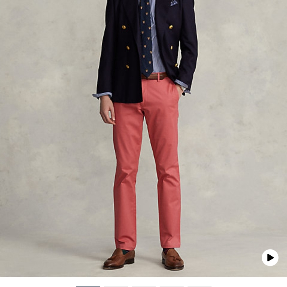 Polo Ralph lauren stretch straight fit men's pants